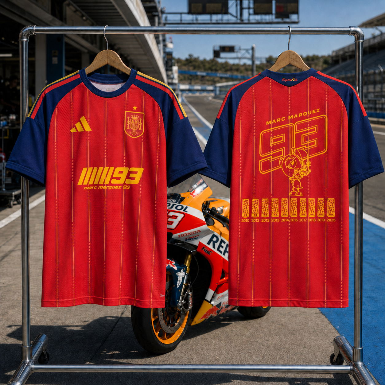 Camiseta Marc Márquez x España