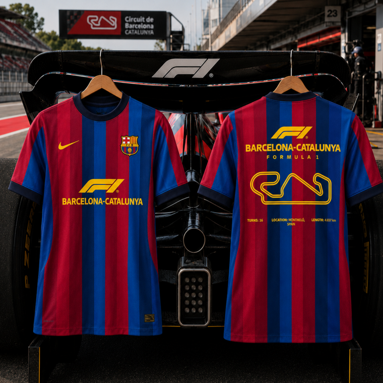 Camiseta F1 Barcelona x Barça