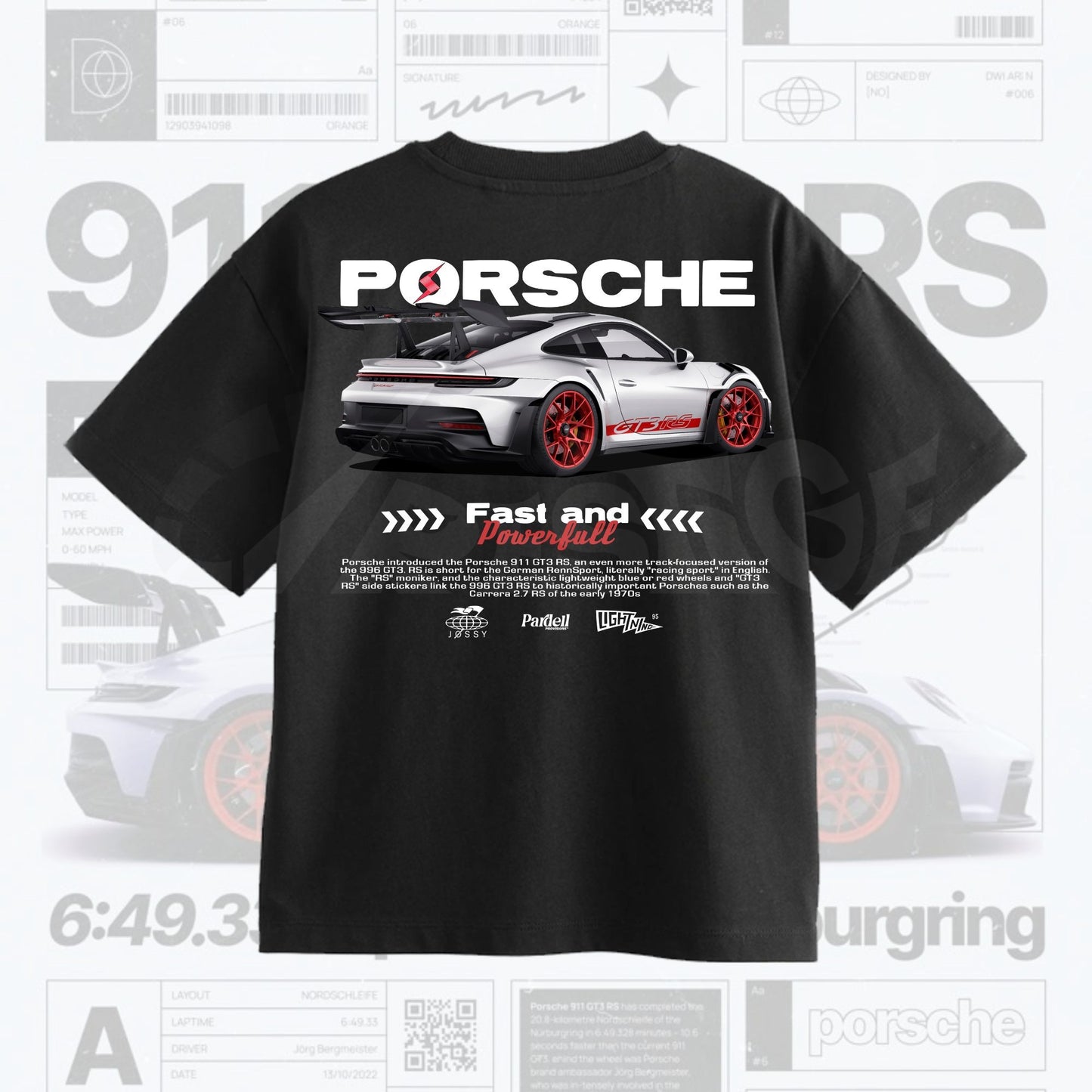 Camiseta GT3 RS 240gsm