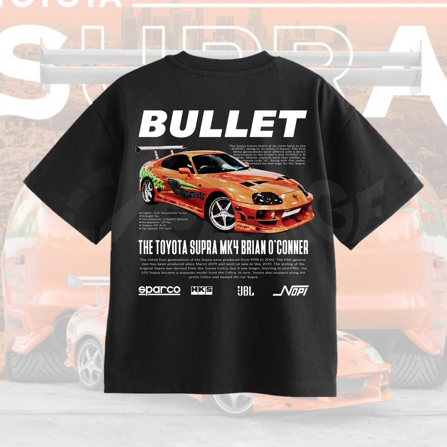 Camiseta Supra 240gsm