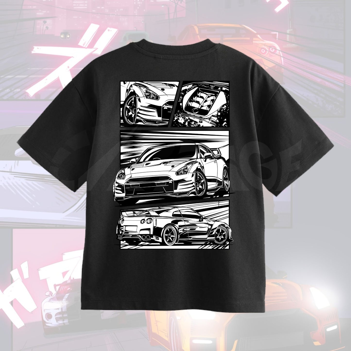 Camiseta GTR Cómic 240gsm