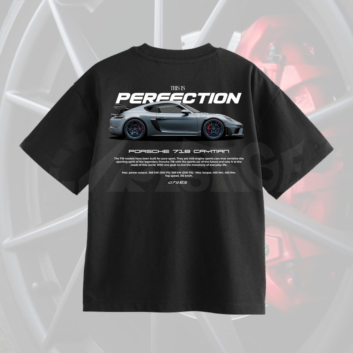 Camiseta 718 Cayman 240gsm